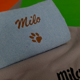 koc i recznik z imieniem milo sweetapaszka.pl